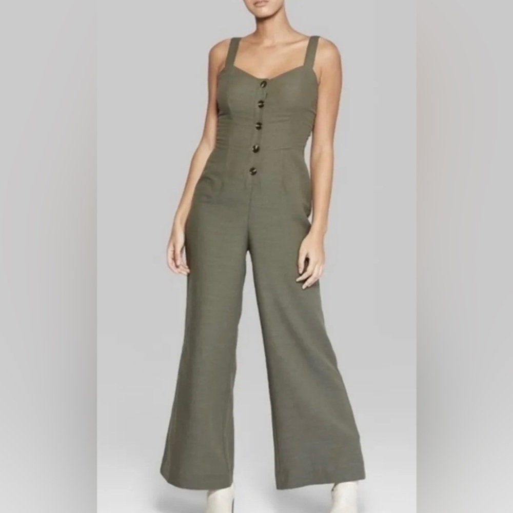 Wild fable olive jumpsuit XS NWT